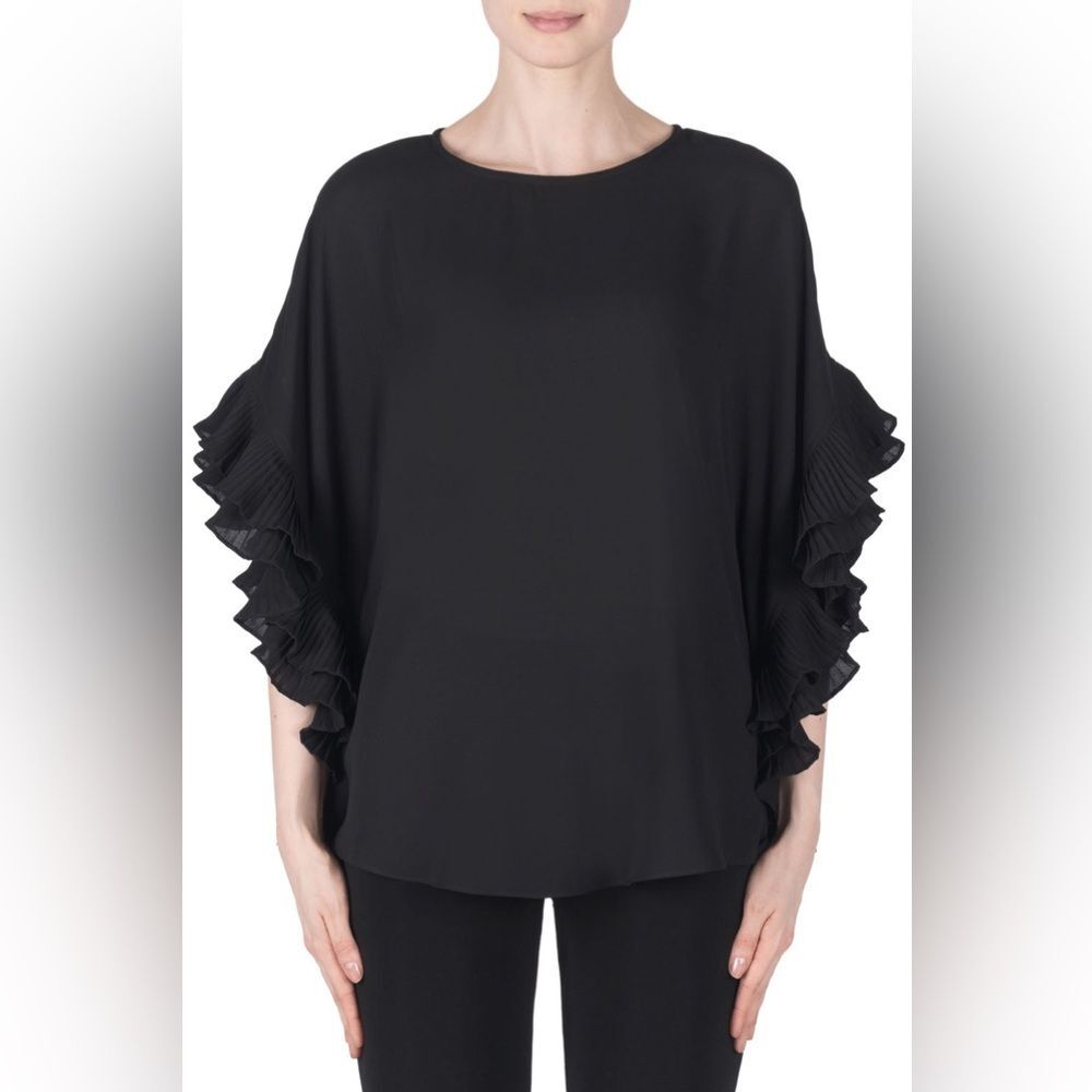 Joseph Ribkoff Black Top Style 183299 Size 4